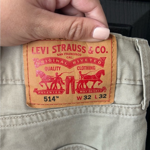 Levi's Men's Straight Jeans - Beige - Picture 5 of 5